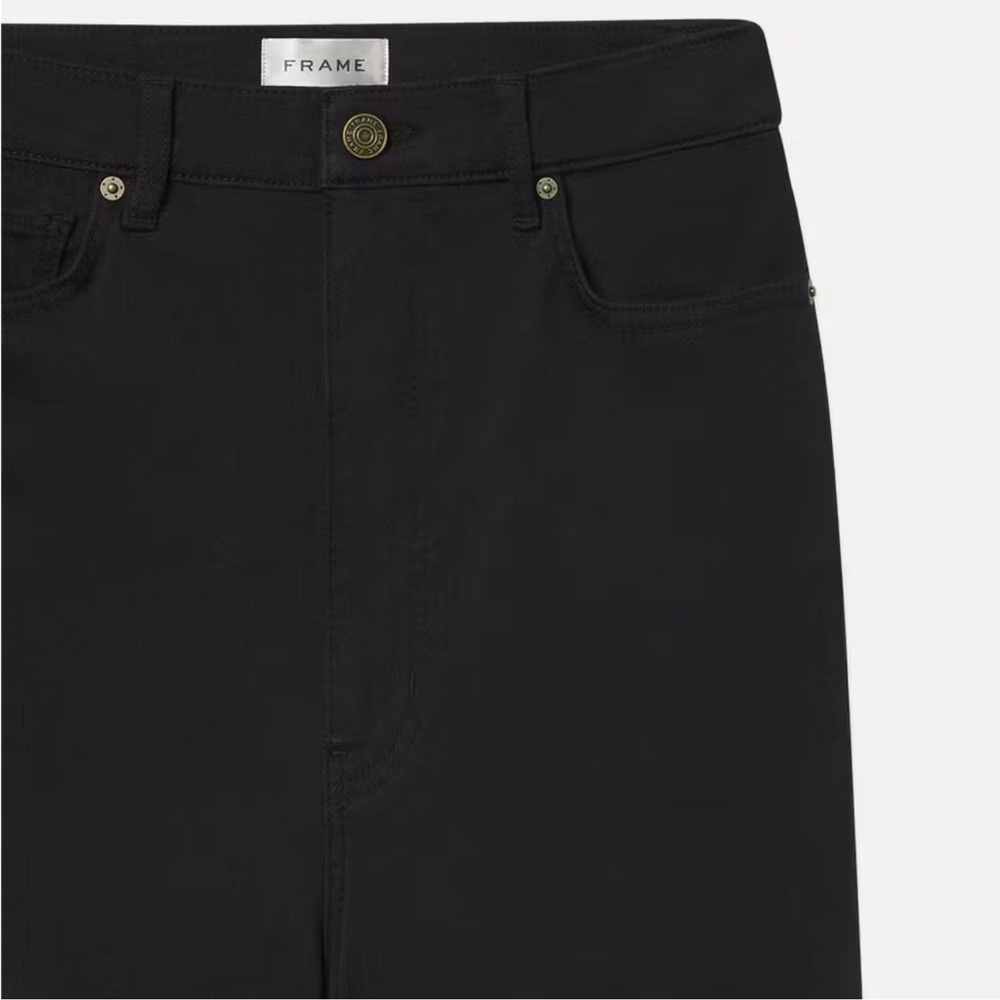 Frame Denim Le Slim Palazzo in Black, 24